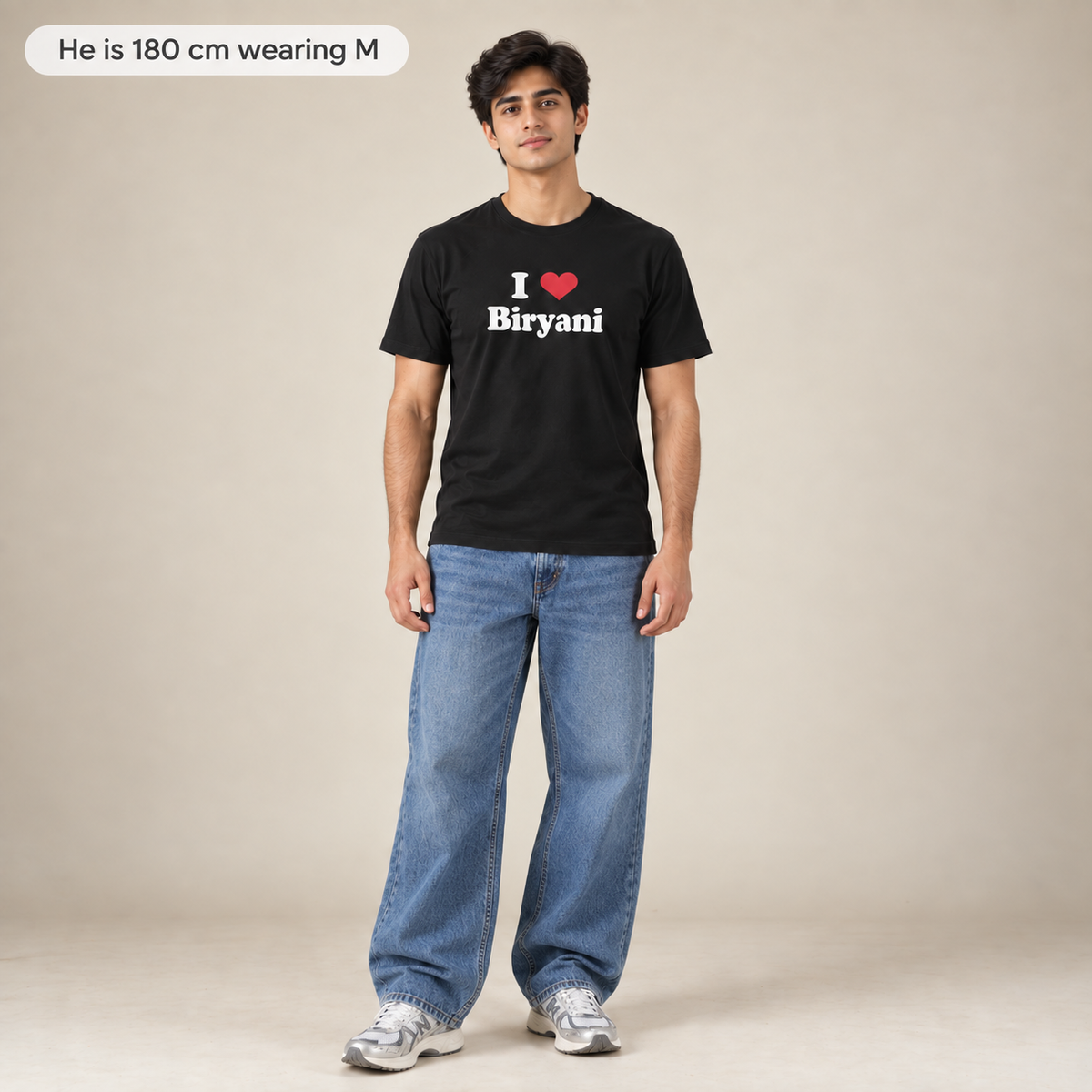 I Love Biryani Black Unisex Tee