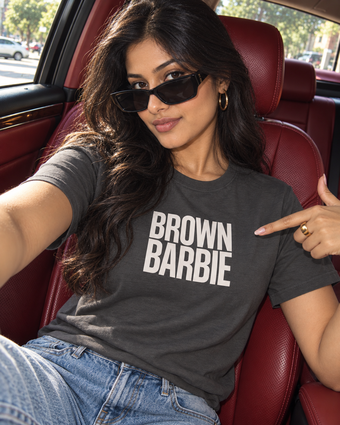 Brown Barbie Tee